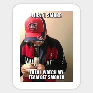 Habs get smoked Sticker